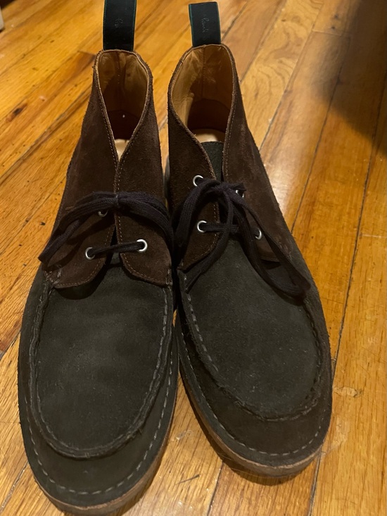 Paul Smith Other - Paul Smith Two-Tone Suede Moc Toe Chukka Boots UK 9 Fits US 10–10.5